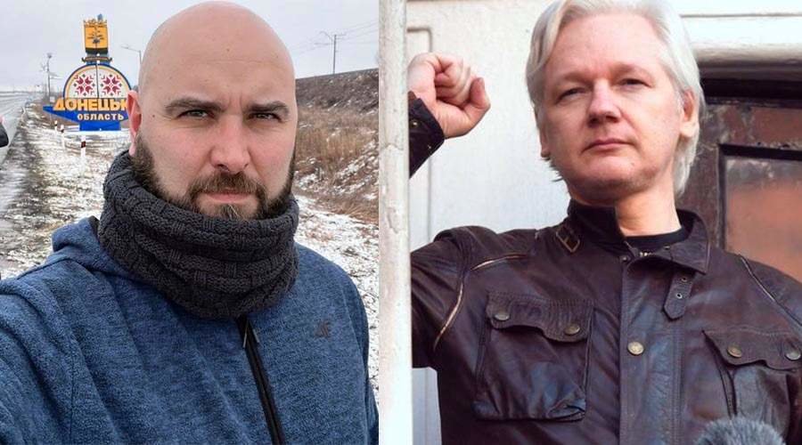 Pablo González y Julian Assange
