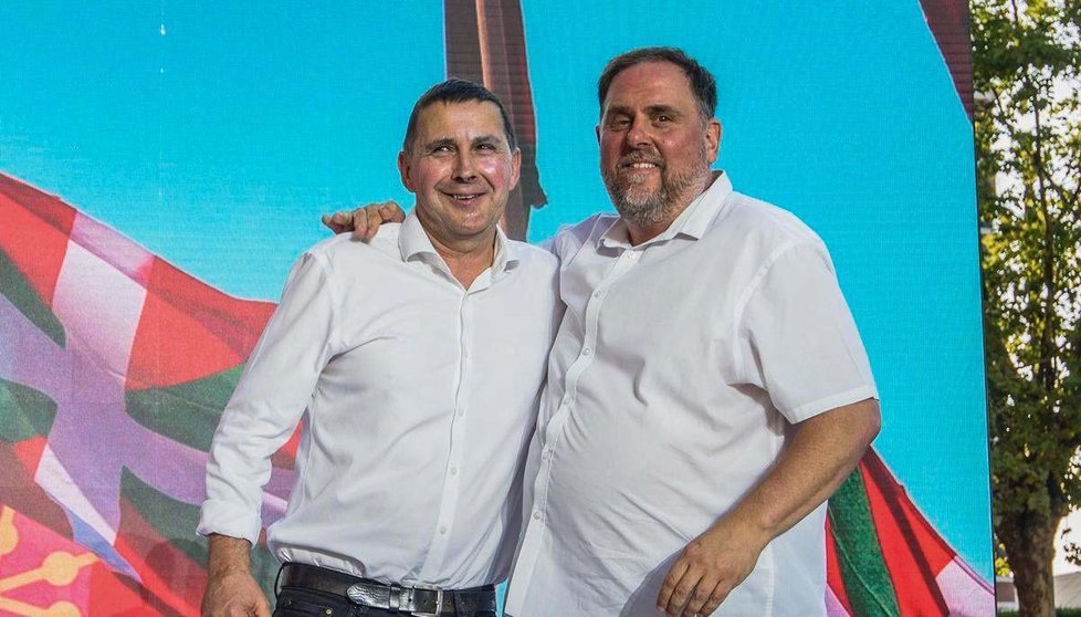Arnaldo Otegi y Oriol Junqueras