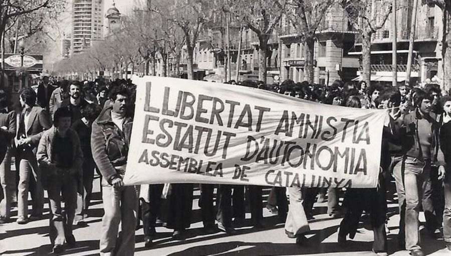 Manifestación del 8 de febrero de 1976 en Barcelona