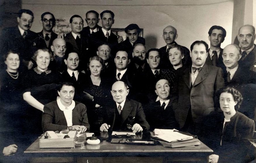 Una reunión sionista en Bedzin, Polonia, el 20 de diciembre del año 1940