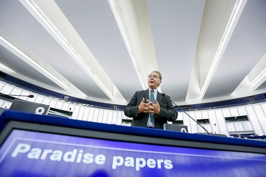 Debate en el Parlamento Europeo sobre los llamados 'papeles del paraíso'. (Imagen: Flickr PE)