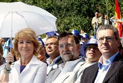 Mitin del PP en Madrid el domingo 8 de mayo, con asistencia de 3.500 personas