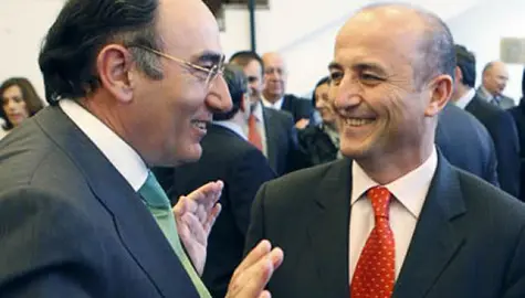El presidente de Iberdrola, Ignacio S&aacute;nchez Gal&aacute;n, y el ministro de Industria, Miguel Sebasti&aacute;n. 