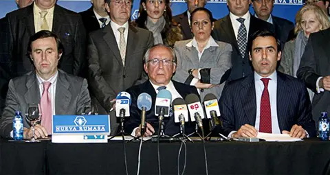 La familia Ruiz-Mateos en una comparecencia reciente.
