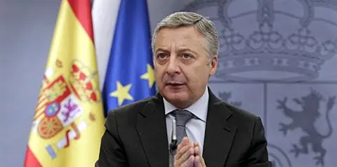 El ministro de Fomento y portavoz del Gobierno, Jos&eacute; Blanco
