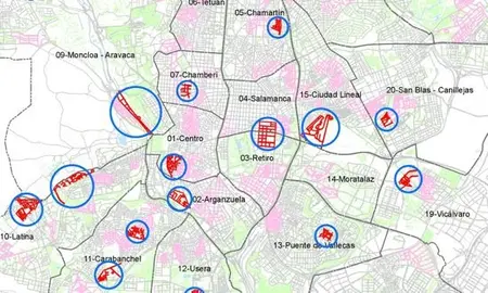 Actuaciones de limpieza en el distrito de Chamberi