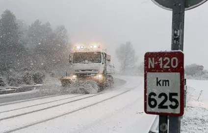 nieve carreteras