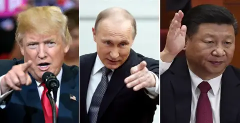 trump putin Xi Jinping
