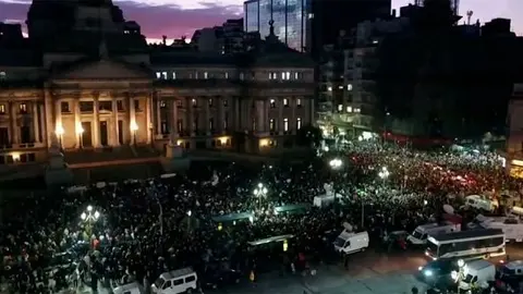 manifestaci&oacute;n contra Kirchner