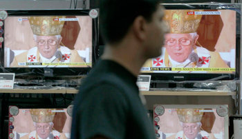El Papa por television