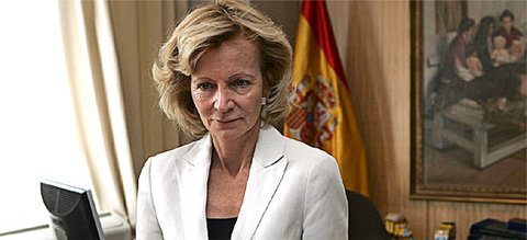 La vicepresidenta económica del Gobierno, Elena Salgado. 