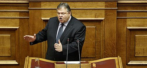 El ministro griego de Economía, Evangelos Venizelos