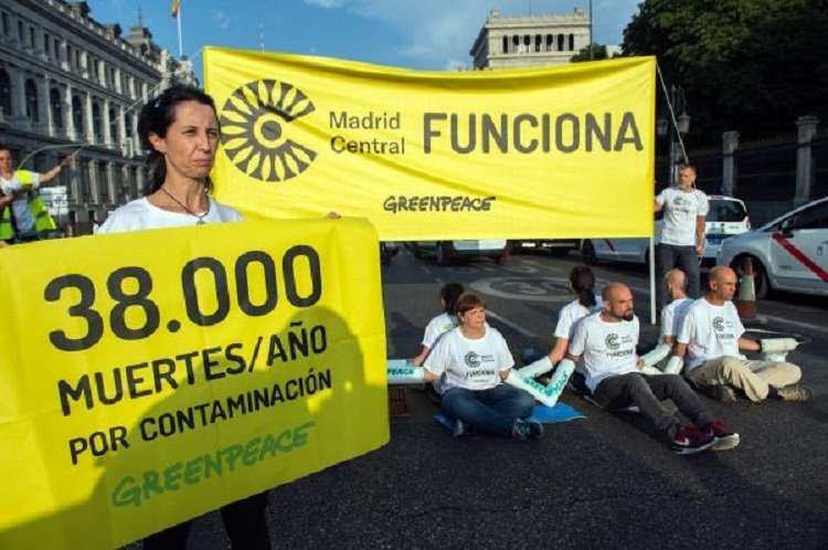 madrid central greenpeace
