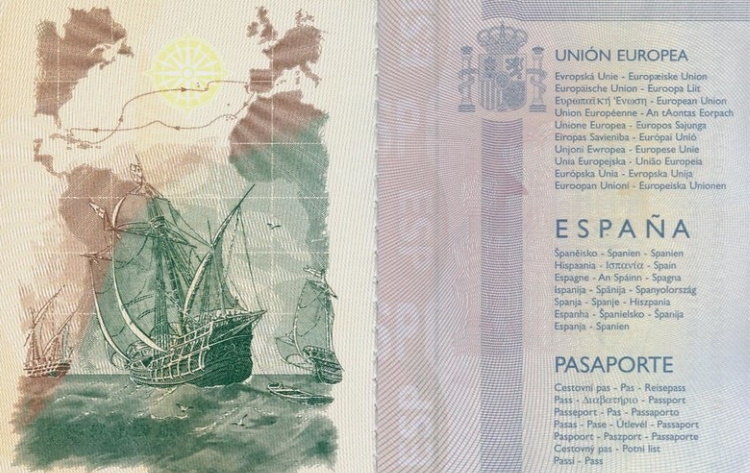 pasaporte español