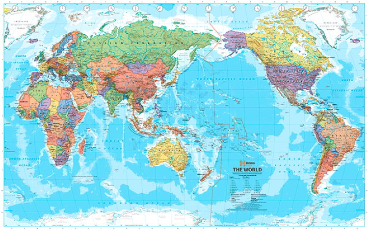 Mapamundi del Siglo XXI