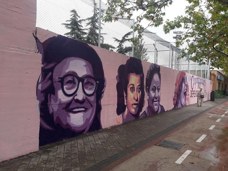 mural feminista barrio concepcion madrid 2