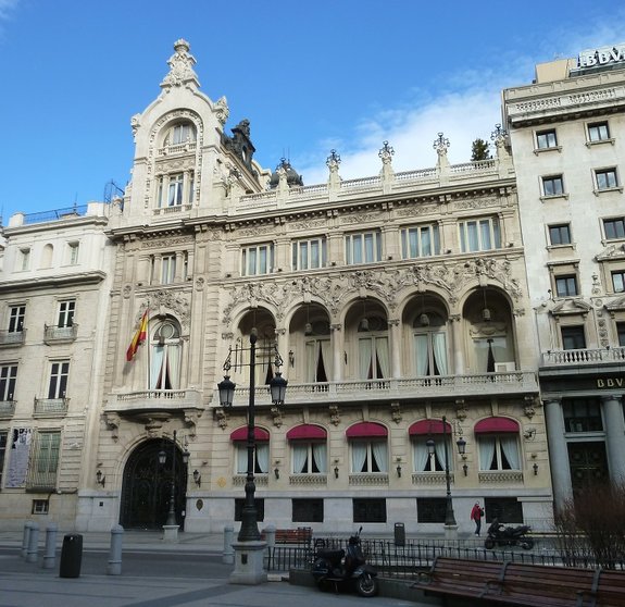 'Casino de Madrid' (Spain), at 15 Calle de Alcala (street) in Centro district. Built in 1910.