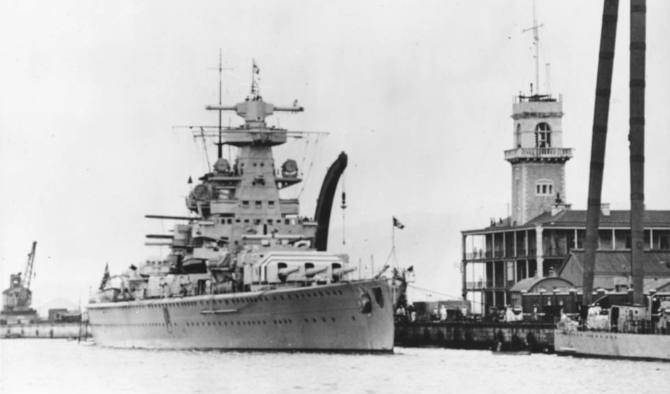 crucero aleman Gibraltar 1936