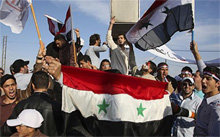 manifestantes siria