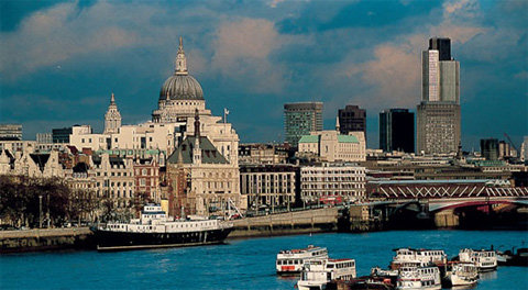 Imagen de Londres, con la City -distrito financiero- al fondo