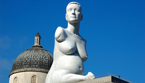 Estatua de Allison Lapper en Trafalgar Square