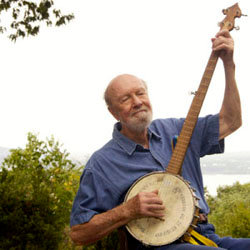 Pete Seeger at his home in Beacon NY
9.14.2005