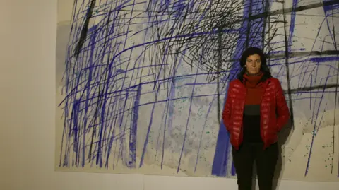 Elena Aguilera, pintora.