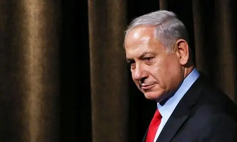 MOUNTAIN VIEW, CA - MARCH 05:  Israeli prime minister Benjamin Netanyahu walks off stage after signing a pact to strengthen economic and research ties between California and Israel at the Computer History Museum on March 5, 2014 in Mountain View, California. Israeli Prime Minister Benjamin Netanyahu joined California Gov. Jerry Brown to sign a historic agreement that expands California's partnership with Israel on economic development, research and trade.  (Photo by Justin Sullivan/Getty Images)
