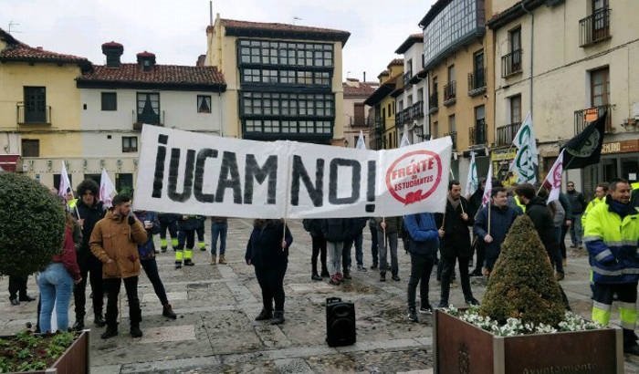 protesta-UCAM-en-Leon-2018
