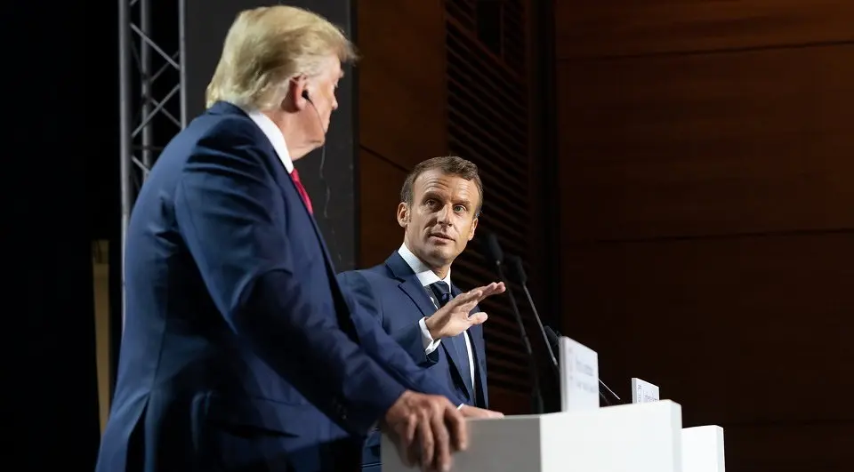 trump macron