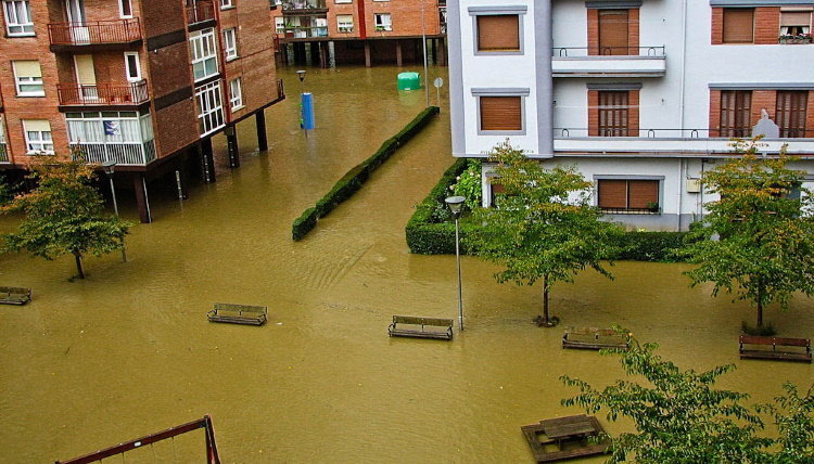 inundaciones imagen archivo