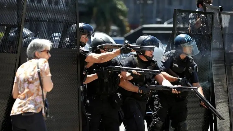 argentina represion