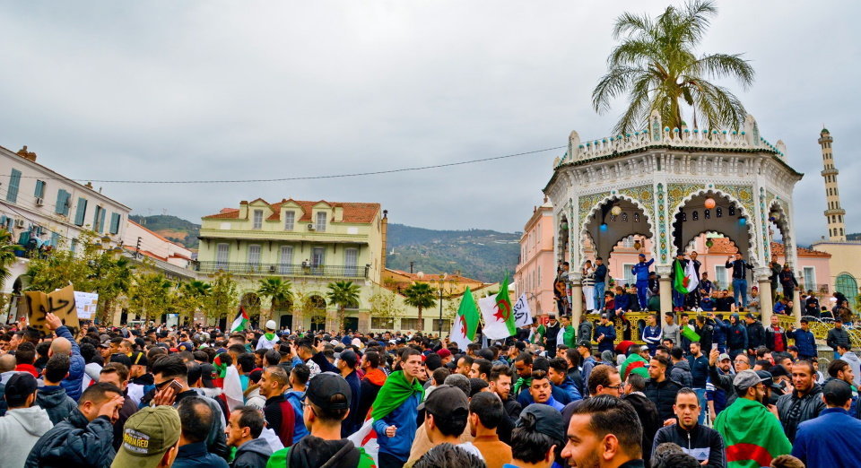 manifestacion argelia