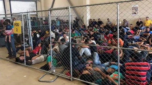 inmigrantes enjaulados