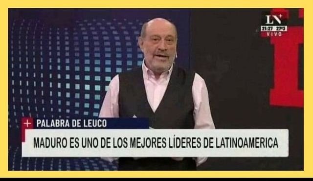 periodista argentino Alfredo Leuco en canal La Nación +
