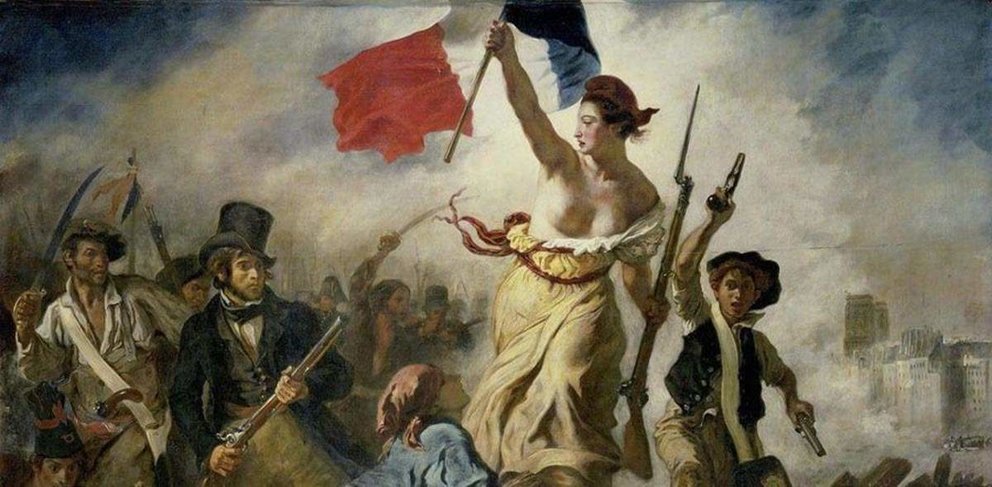"La libertad guiando al pueblo", de Eugene Delacroix