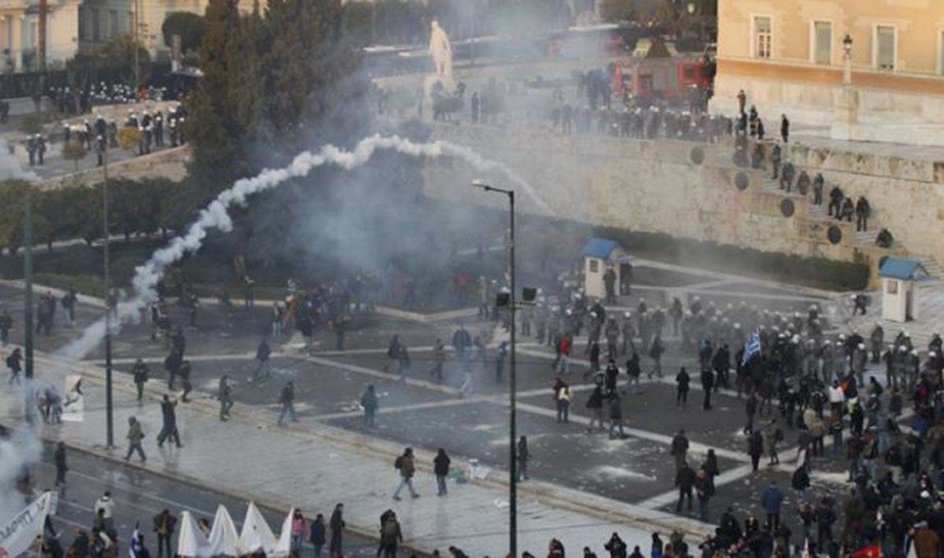 La plaza Sintagma de Atenas, fue escenario de múltiples manifestaciones contra la austeridad