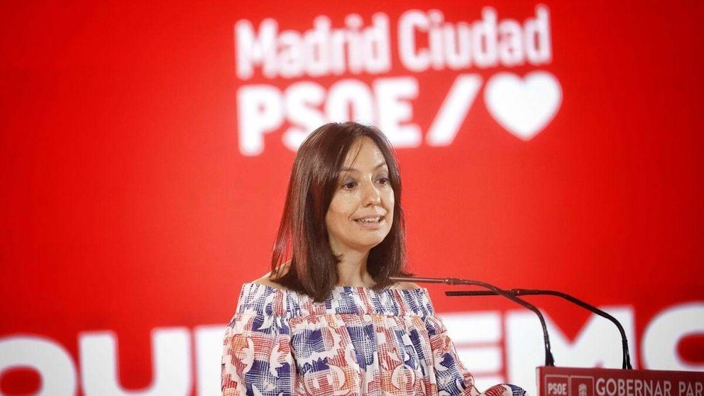La secretaria general del PSOE de la capital, Mercedes González
