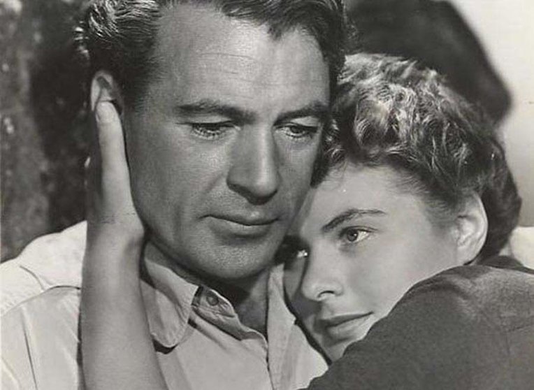 Gary Cooper y Ingrid Bergman, en “Por quién doblan las campanas”