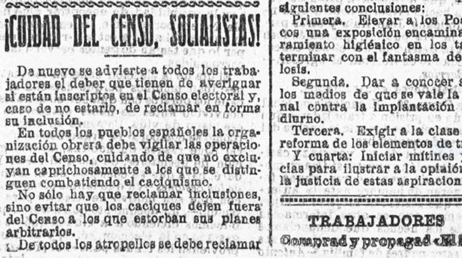 El Socialista, 31 de julio de 1919 (número 3643)