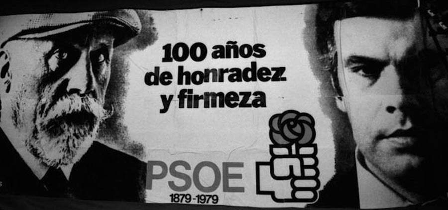 Cartel del centenario del PSOE