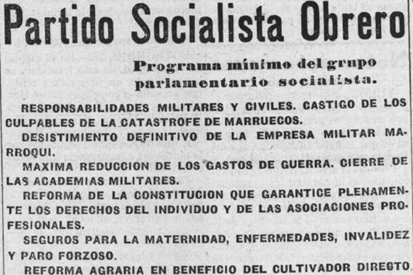 El Socialista, de 27 de abril de 1923