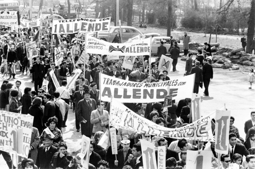 marcha_defensa_Allende_1964