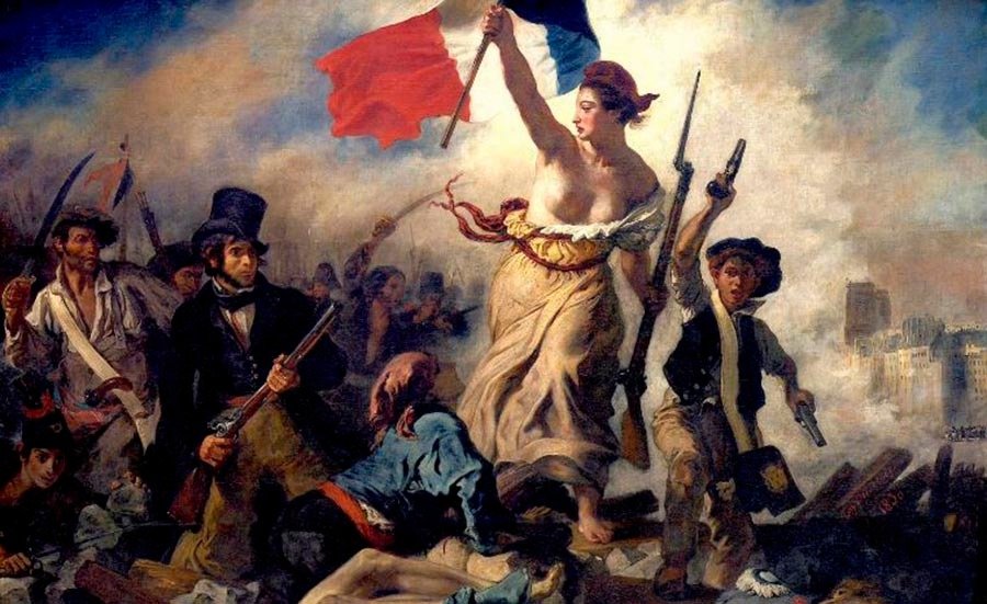 Fragmento “La libertad guiando al pueblo” (Eugene Delacroix)
