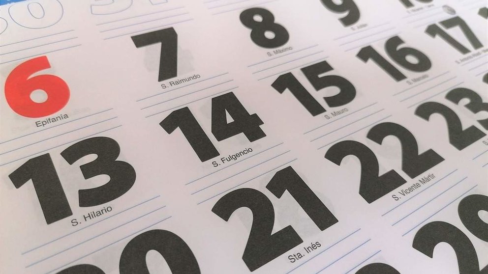 Calendario, almanaque, días festivos
EUROPA PRESS
(Foto de ARCHIVO)
02/11/2020