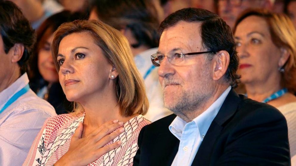 María Dolores de Cospedal y Mariano Rajoy