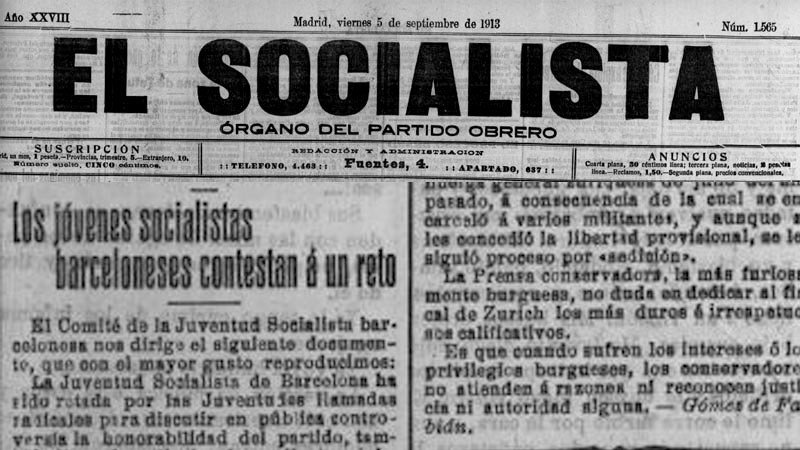 El reto de los jóvenes socialistas de Barcelona a los jóvenes radicales
