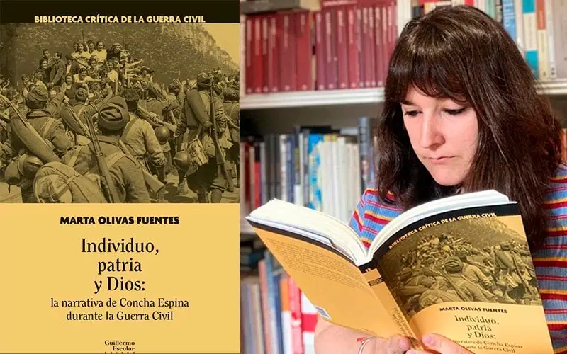 Marta Olivas, autora del libro &ldquo;Individuo, patria y Dios: la narrativa de Concha Espina durante la Guerra Civil&rdquo;
