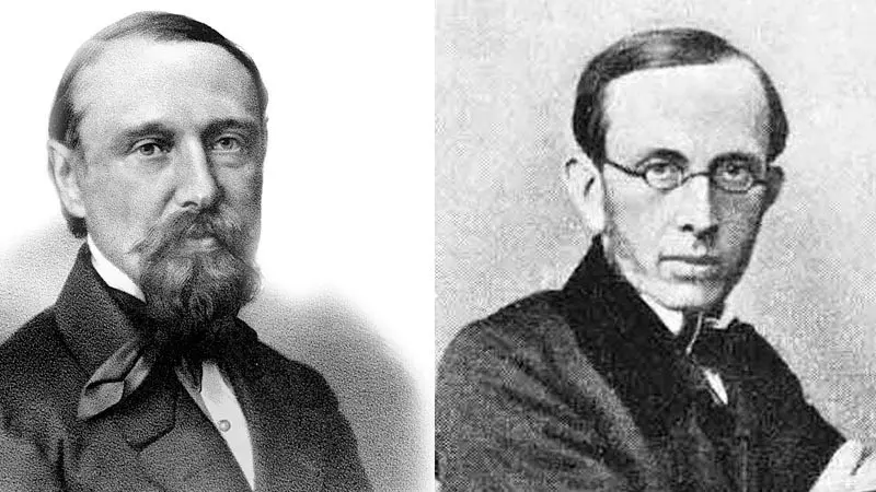 Mijail Katkov y Konstant&iacute;n Pobedon&oacute;stsev