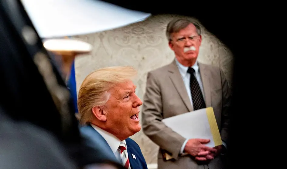 John Bolton y Donald Trump
